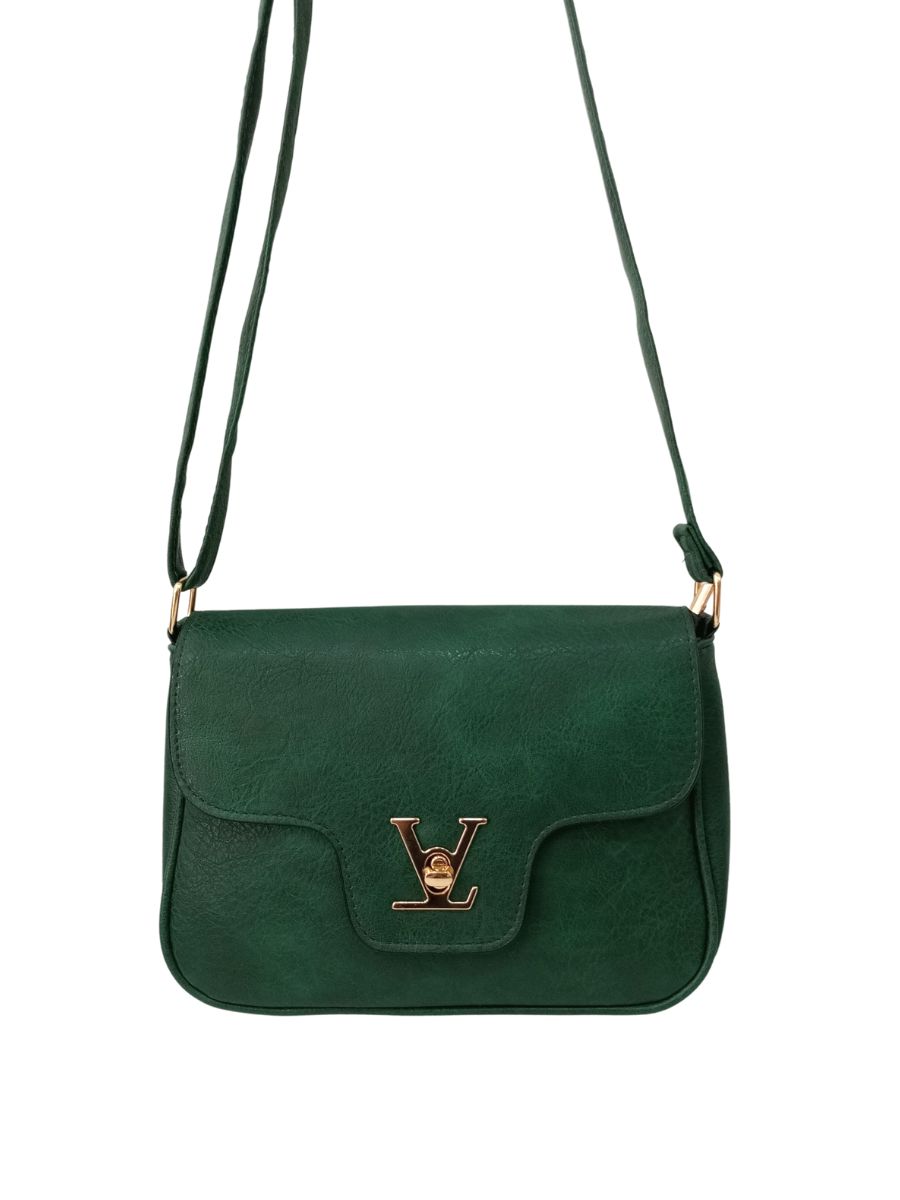 Γυναικεία τσάντα ώμου πράσινη