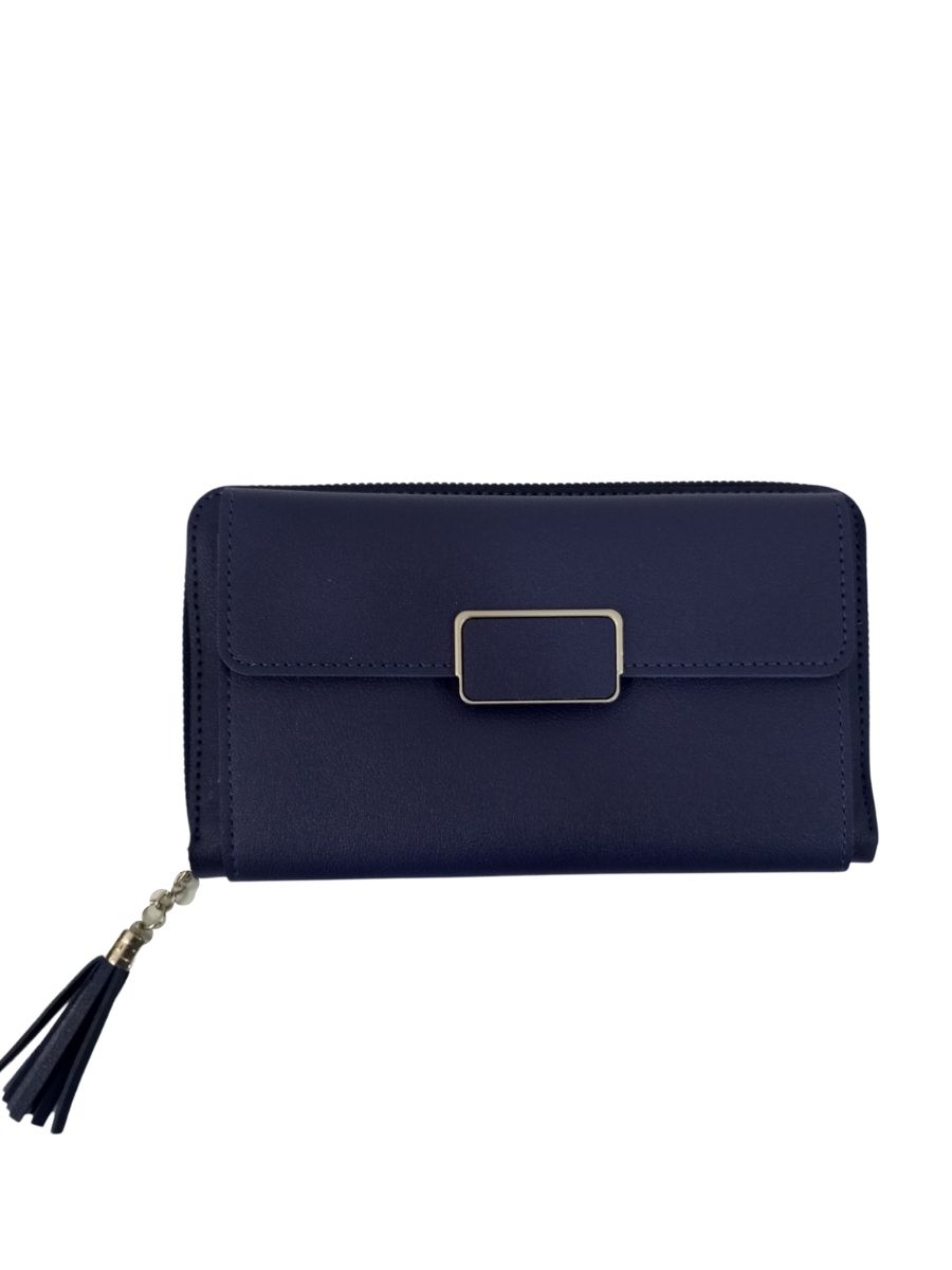 Γυναικείο πορτοφόλι θήκη κινητού μπλε