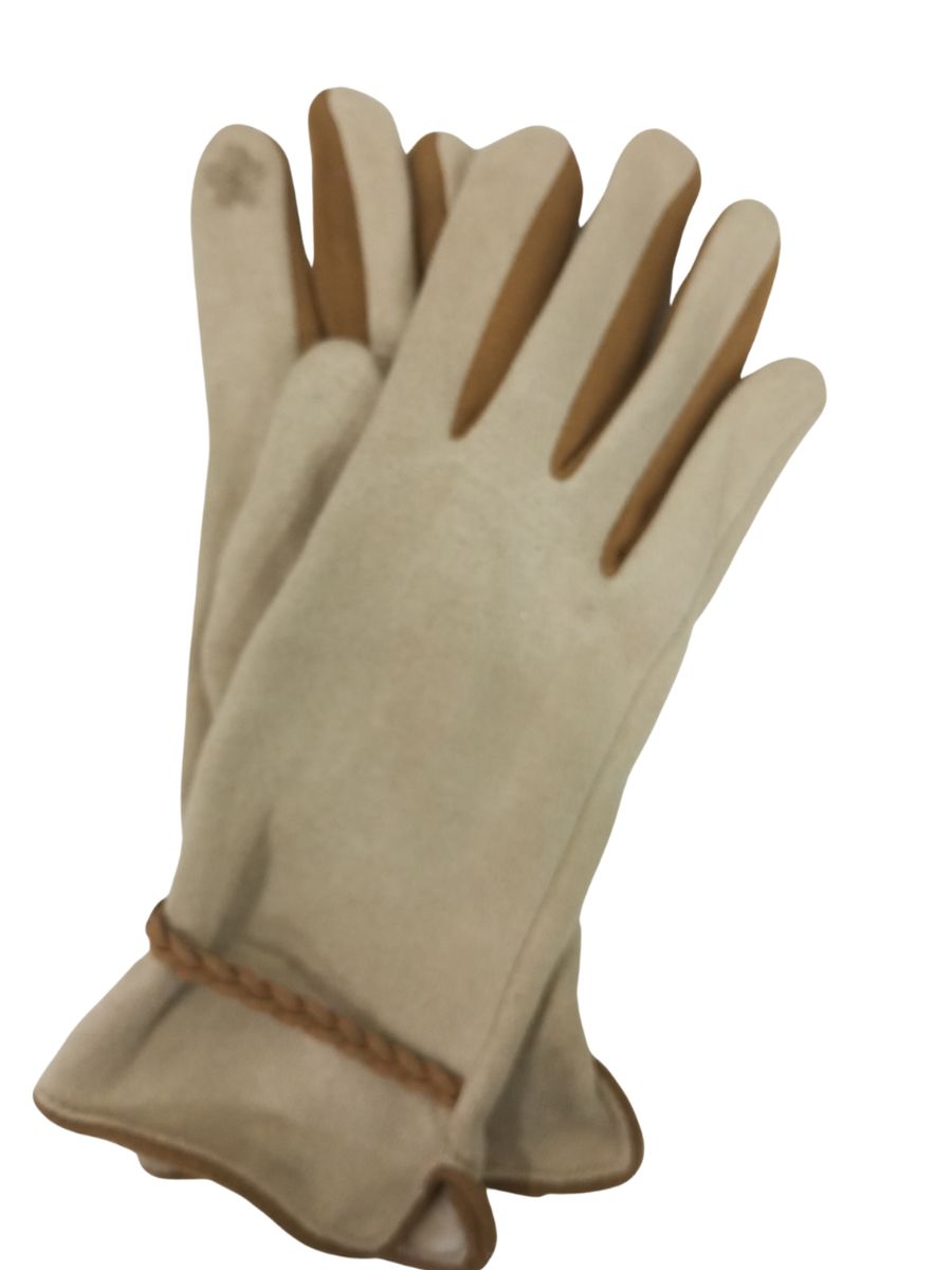 Γυναικεία γάντια Μπεζ ταμπά
